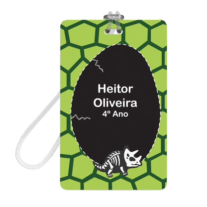 Etiquetas Personalizadas Material Escolar Dinossauro 2 Tags 81