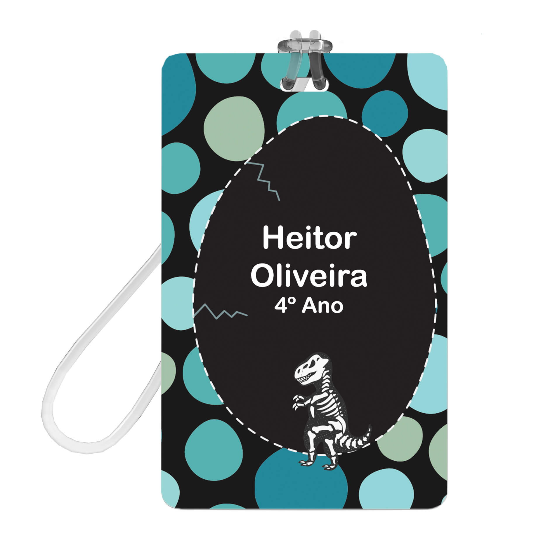 Etiquetas Personalizadas Material Escolar Dinossauro 2 Tags 83
