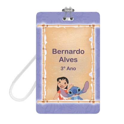Etiquetas Escolares Personalizadas Lilo Stitch 2 Tag Mochila 142
