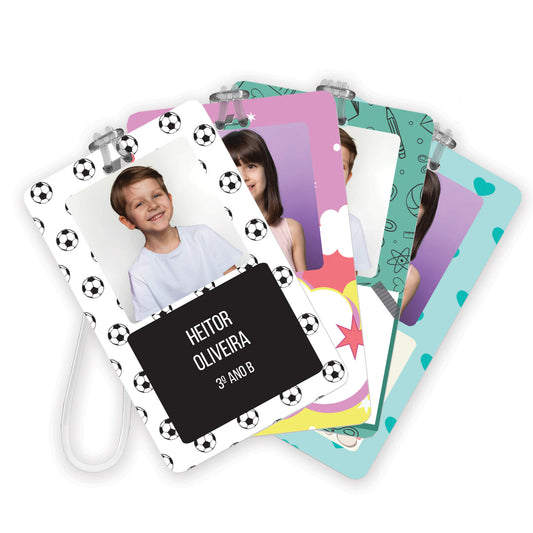Tags para Mochila Escolar Personalizadas com Foto 4un
